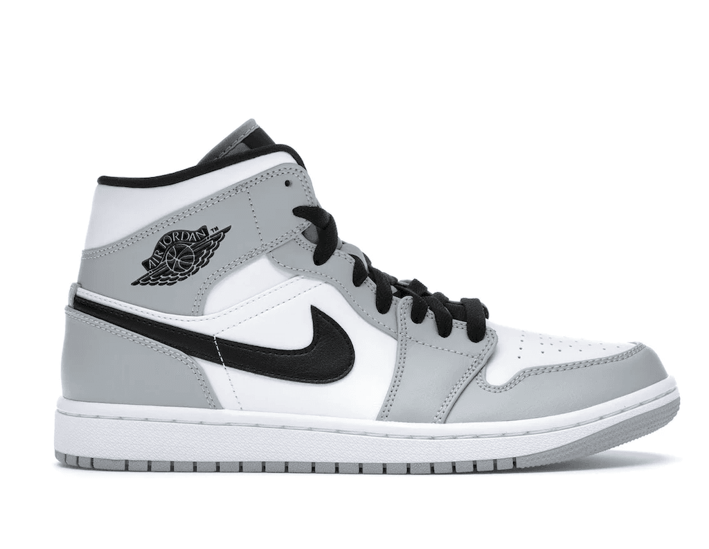 Jordan 1 Mid Light Smoke Grey (GS)