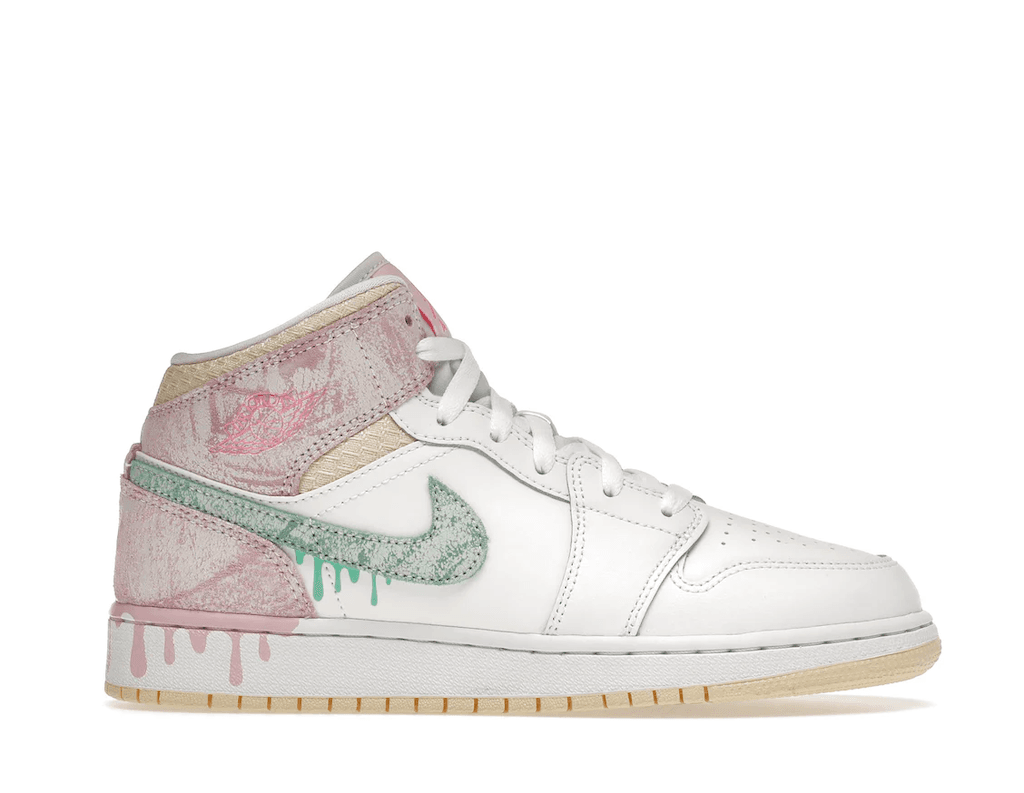 Jordan 1 Mid Paint Drip (GS)