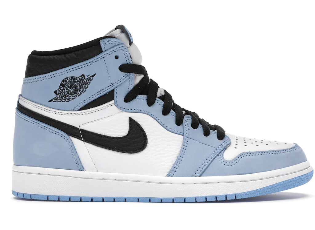 Jordan 1 Retro High White University Blue Black