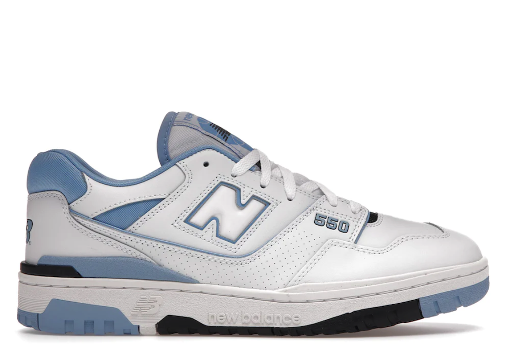 New Balance 550 UNC White University Blue