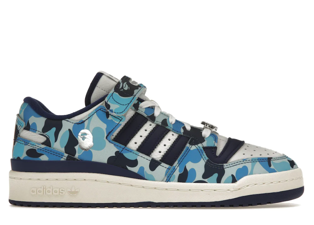 adidas Forum 84 Low Bape 30th Anniversary Blue Camo