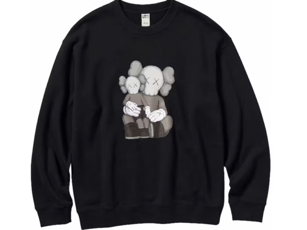 KAWS x Uniqlo Longsleeve Sweatshirt Black