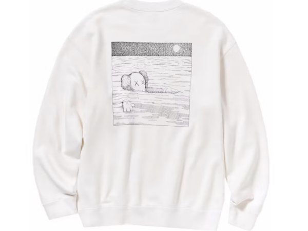 KAWS x Uniqlo Longsleeve Sweatshirt Off White
