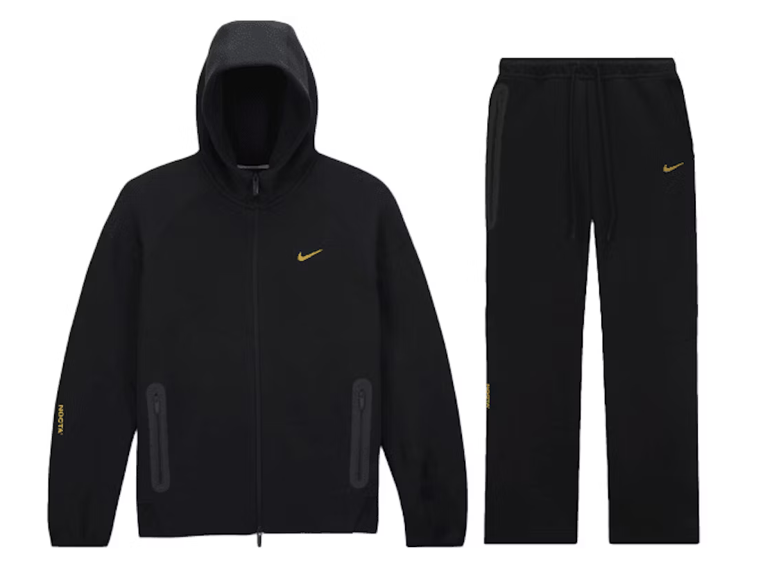 Nike x NOCTA Tech Fleece Hoodie & Joggers Set Black