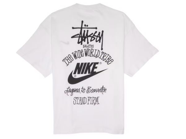 Nike x Stussy The Wide World Tribe T-Shirt White