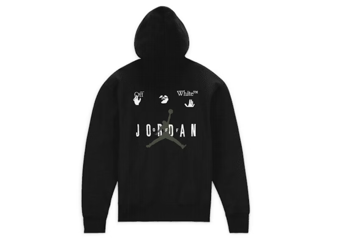 OFF-WHITE x Jordan Hoodie Black (FW21)