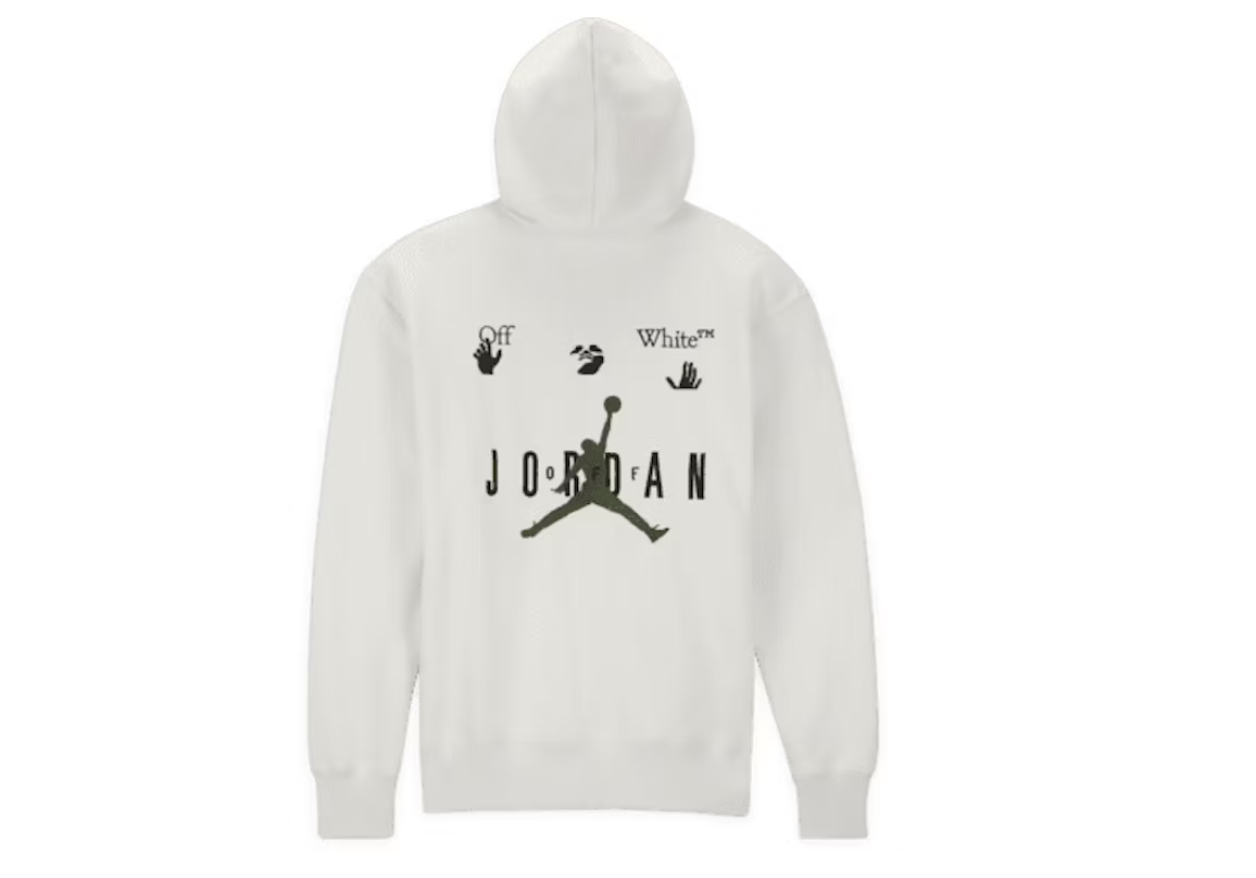OFF-WHITE x Jordan Hoodie White