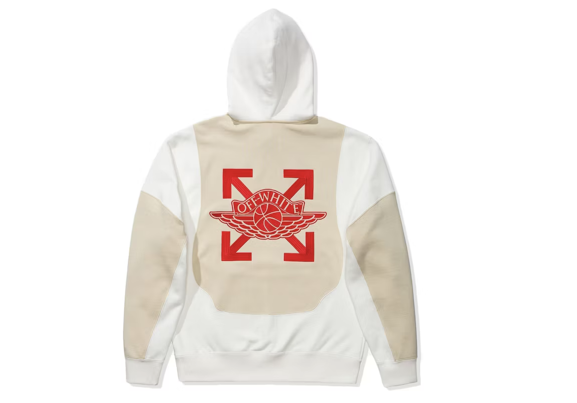 OFF-WHITE x Jordan Hoodie White