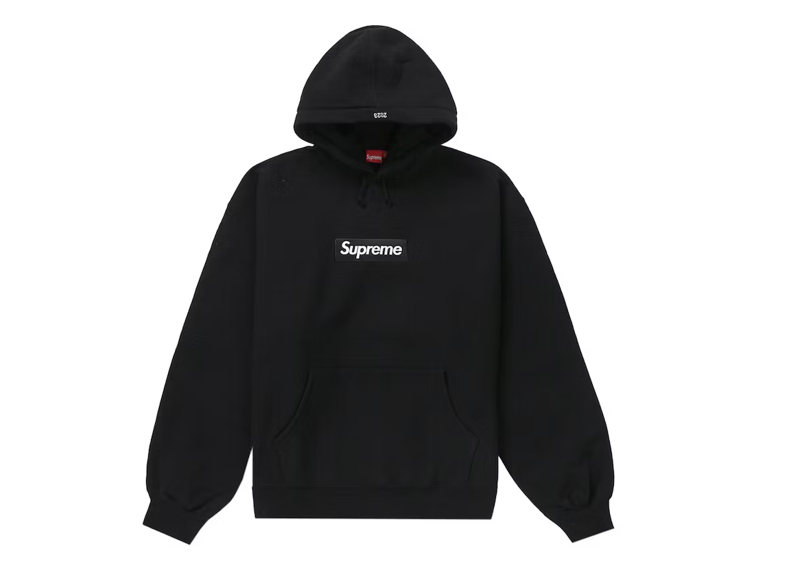 Supreme Box Logo Hooded Sweatshirt (FW23) Black