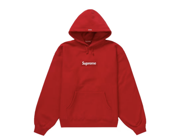 Supreme Box Logo Hooded Sweatshirt (FW23) Red