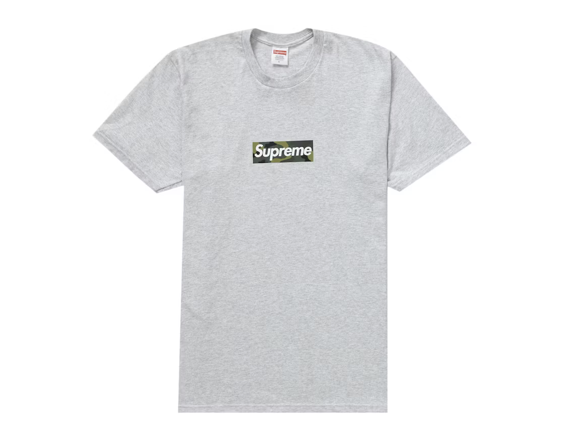 Supreme Box Logo Tee (FW23) Ash Grey