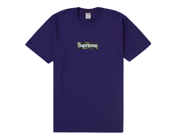 Supreme Box Logo Tee (FW23) Purple