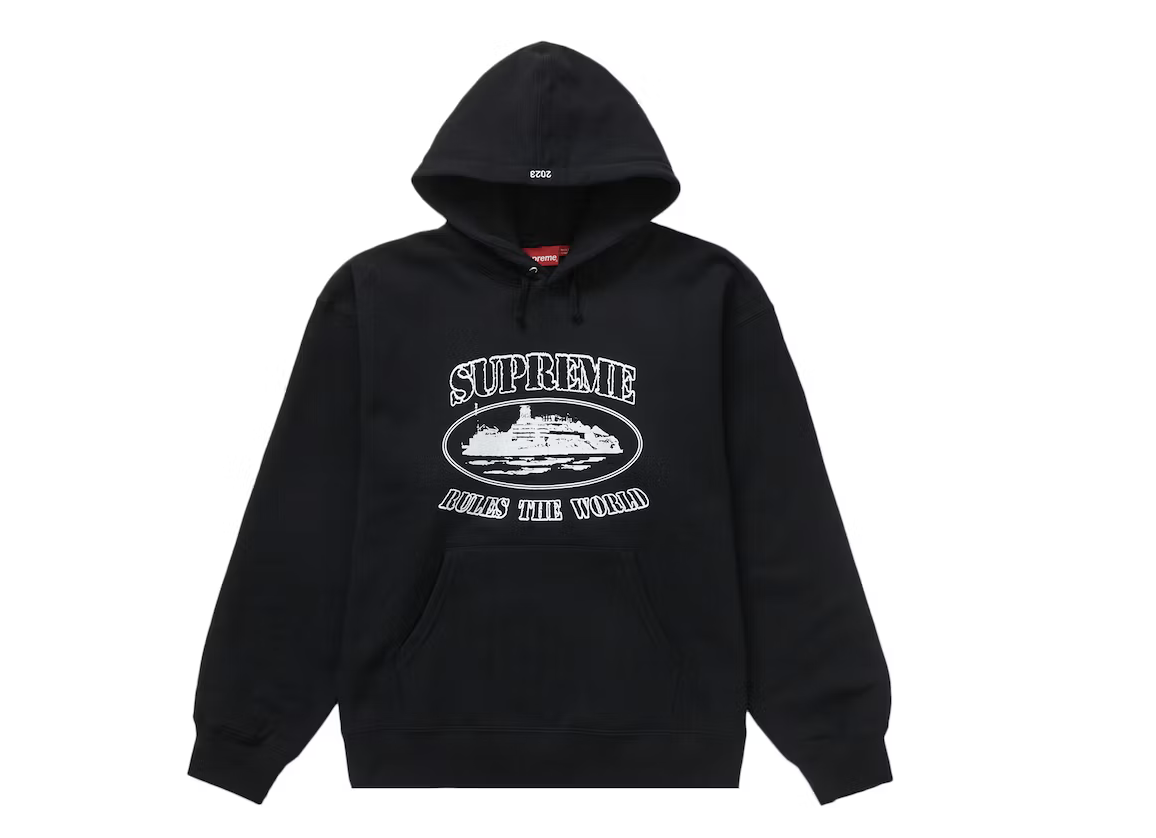 Supreme Corteiz Rules The World Hoodie Black
