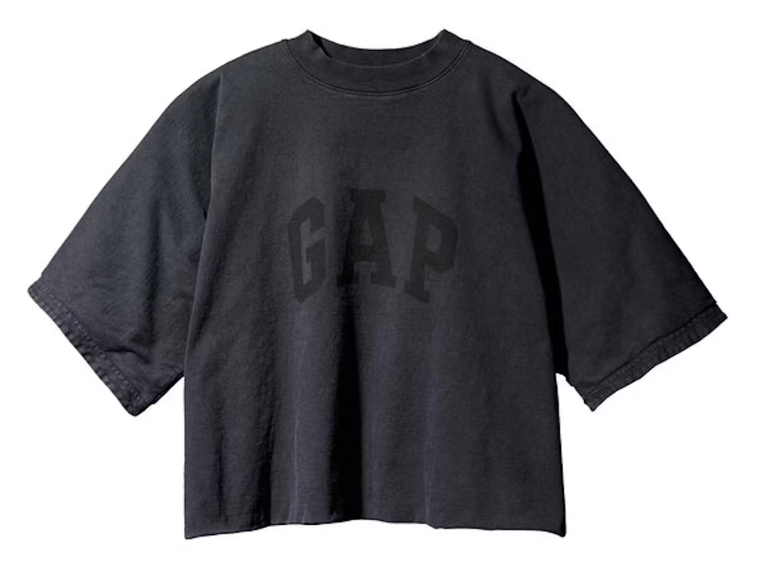 Yeezy Gap Engineered by Balenciaga No Seam Tee Washed Black