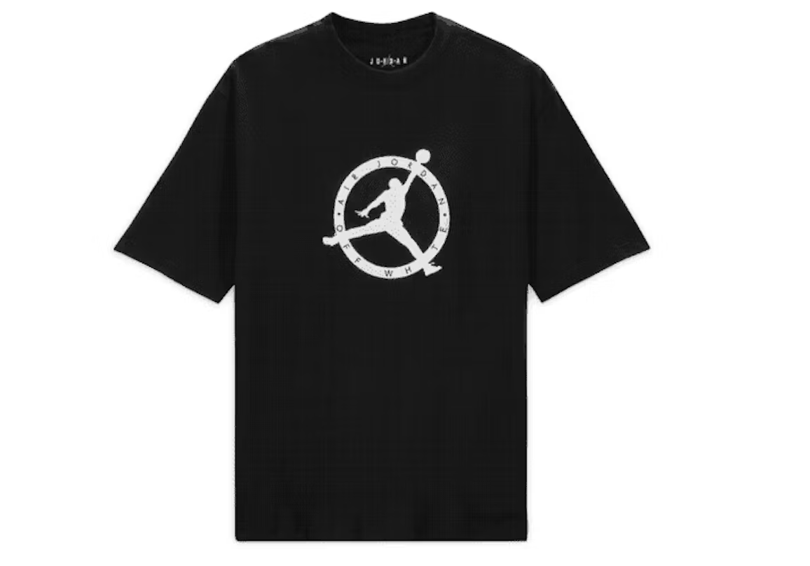 OFF-WHITE x Jordan T-shirt Black - obrazek 2