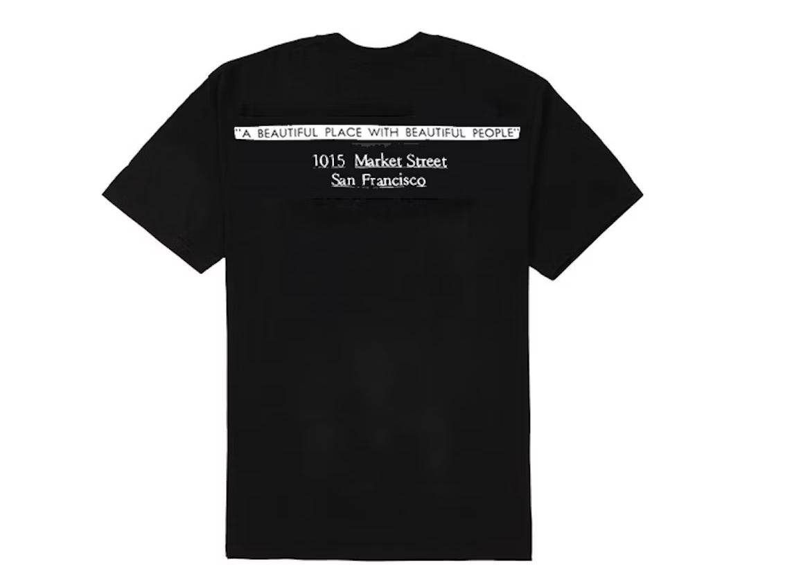 Supreme San Francisco Box Logo Tee Black - obrazek 2