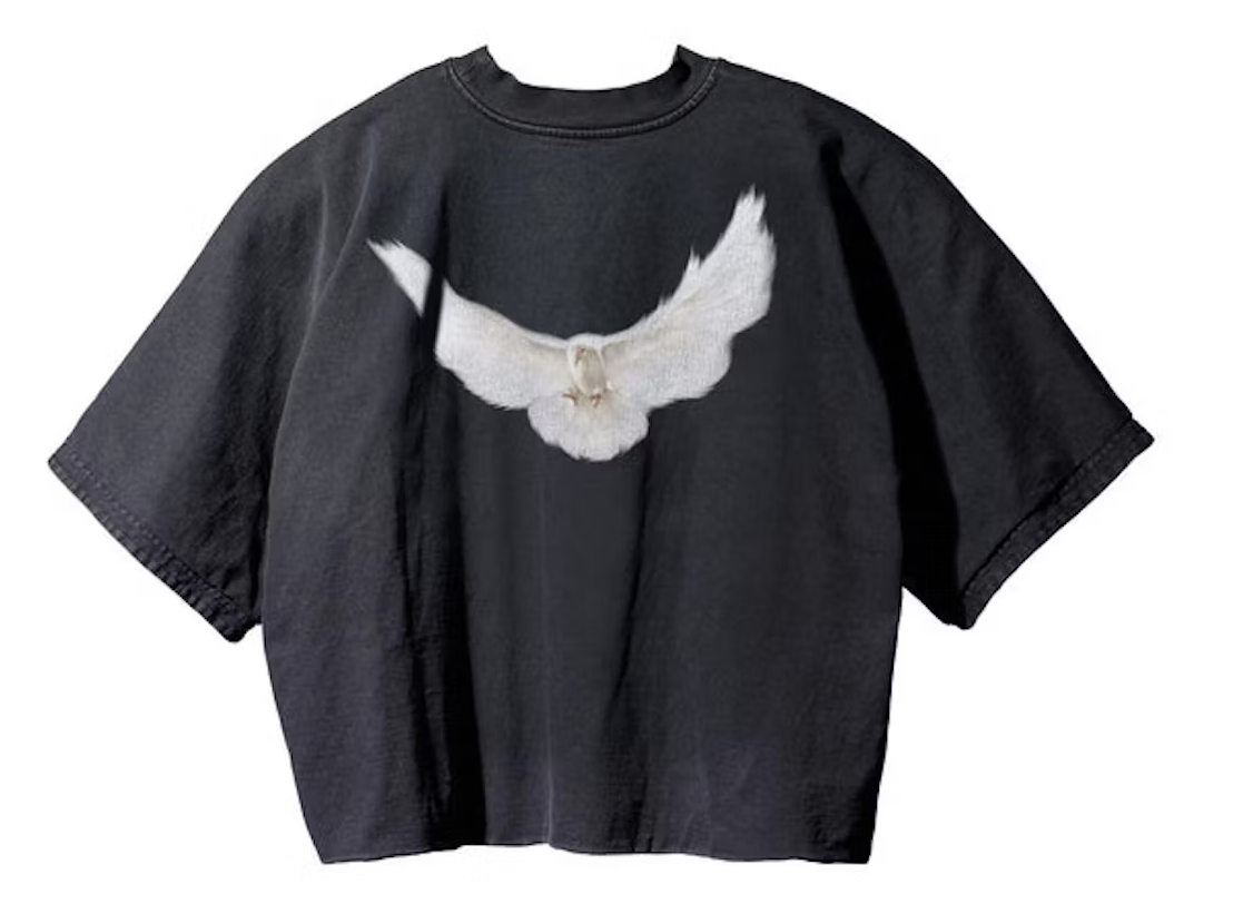 Yeezy Gap Engineered by Balenciaga No Seam Tee Washed Black - obrazek 2