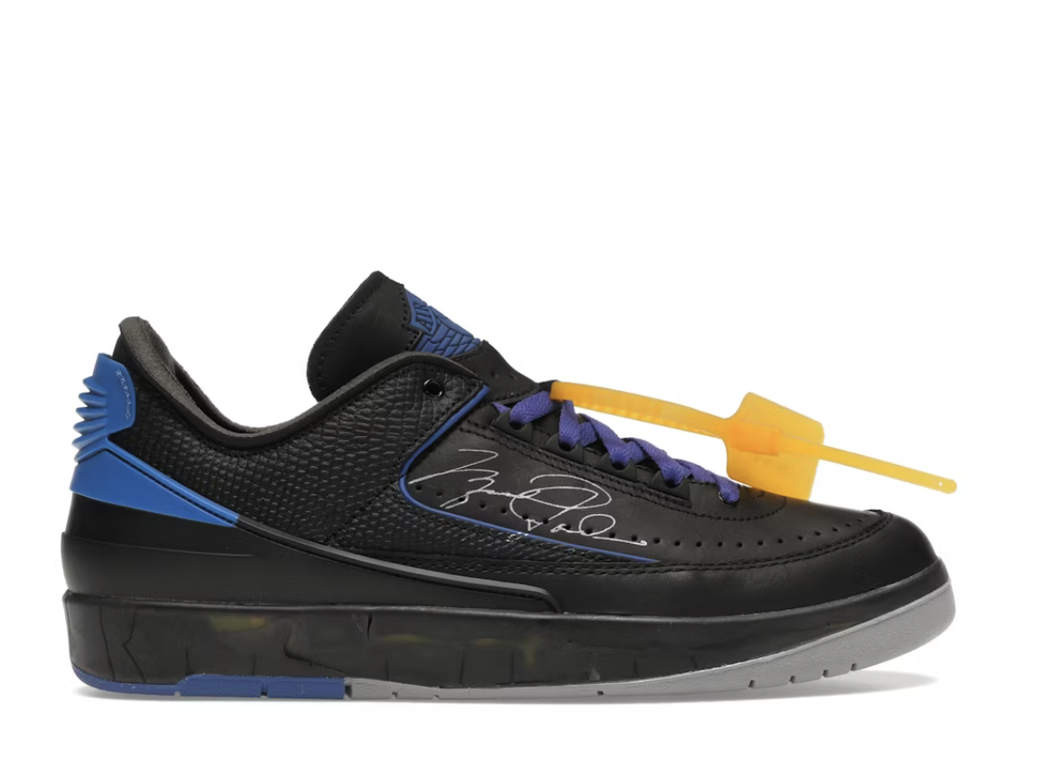 Jordan 2 Retro Low SP Off-White Black Blue