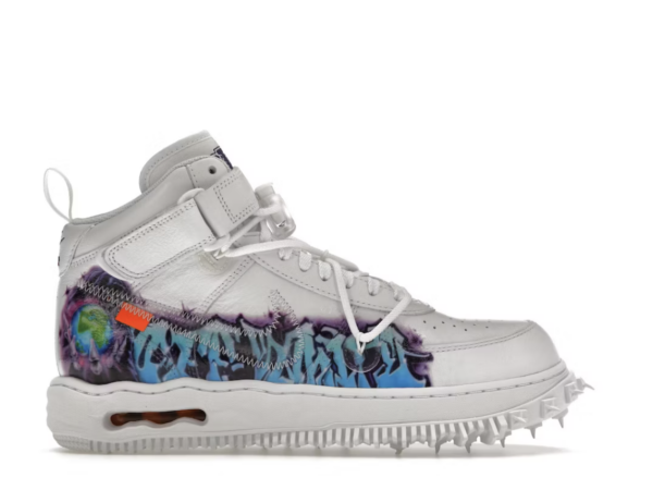 Nike Air Force 1 Mid Off-White Graffiti White