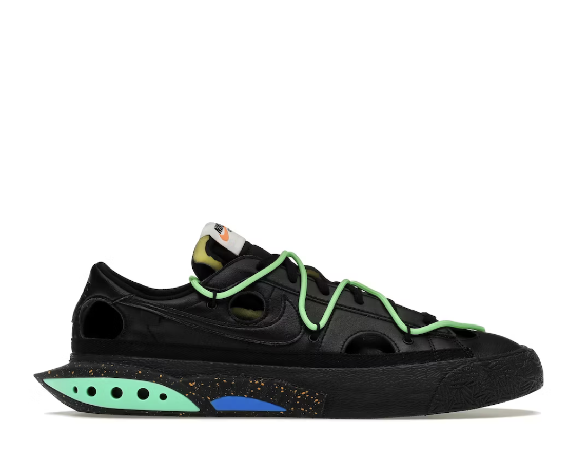 Nike Blazer Low Off-White Black Electro Green