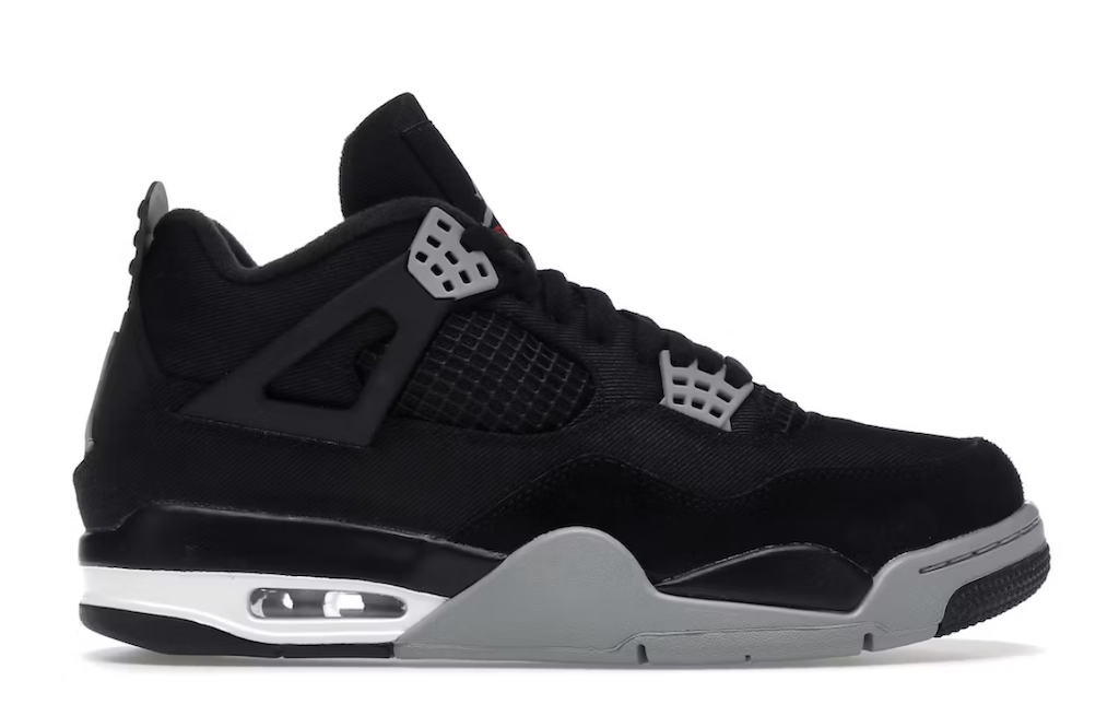 Jordan 4 Black Canvas (GS)