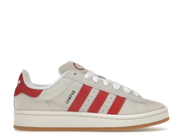 adidas Campus 00s Crystal White Better Scarlet (Women's)
