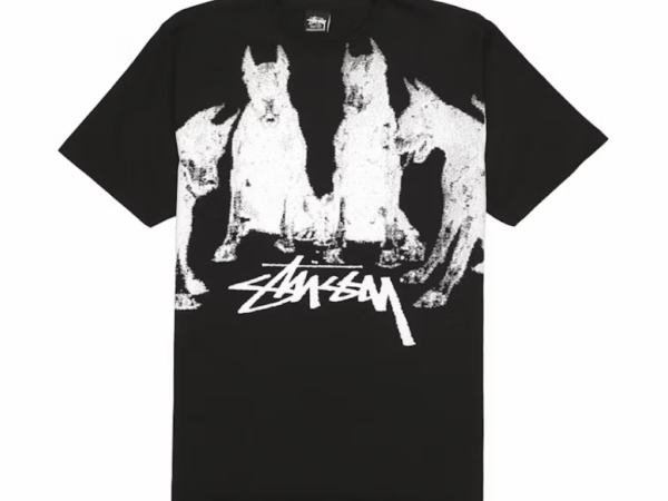 Stussy Doberman Tee Black