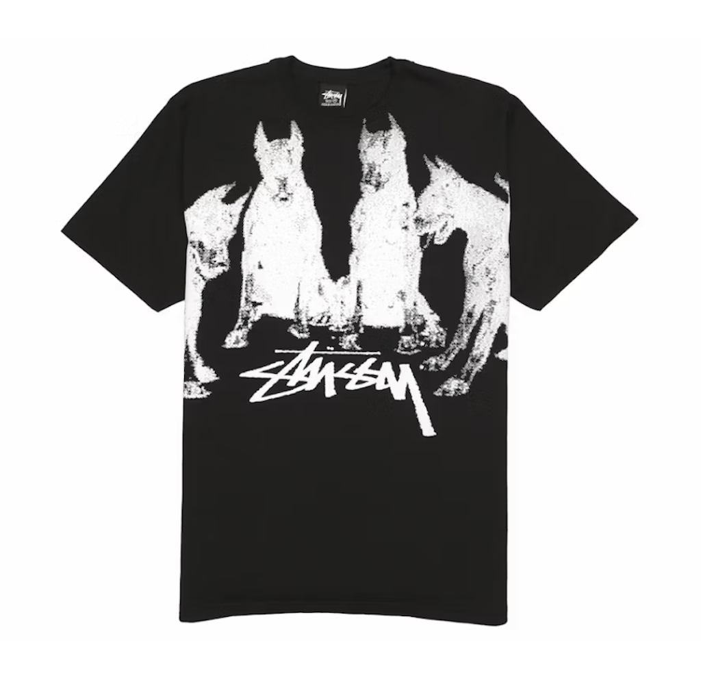 Stussy Doberman Tee Black