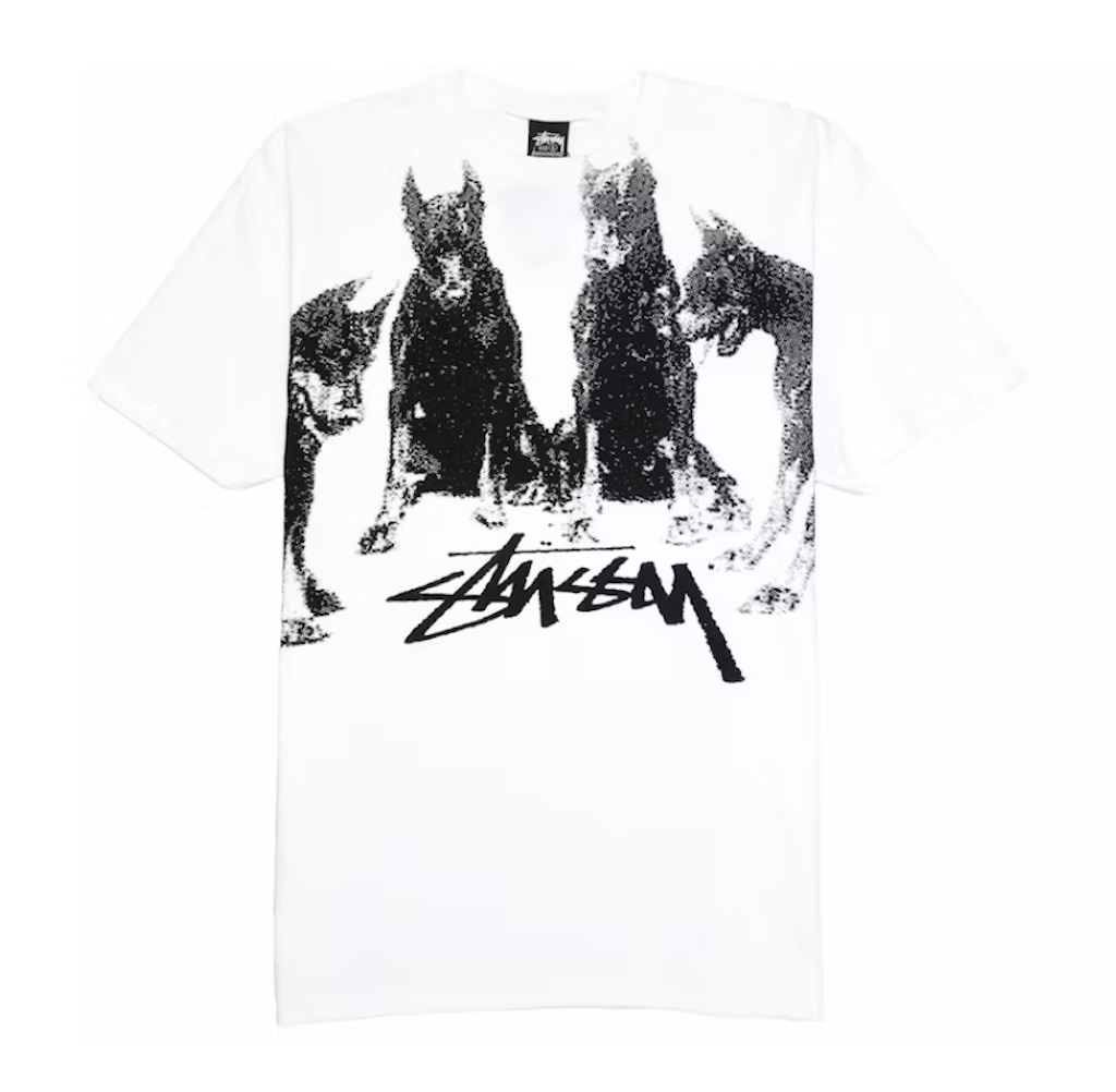 Stussy Doberman Tee White