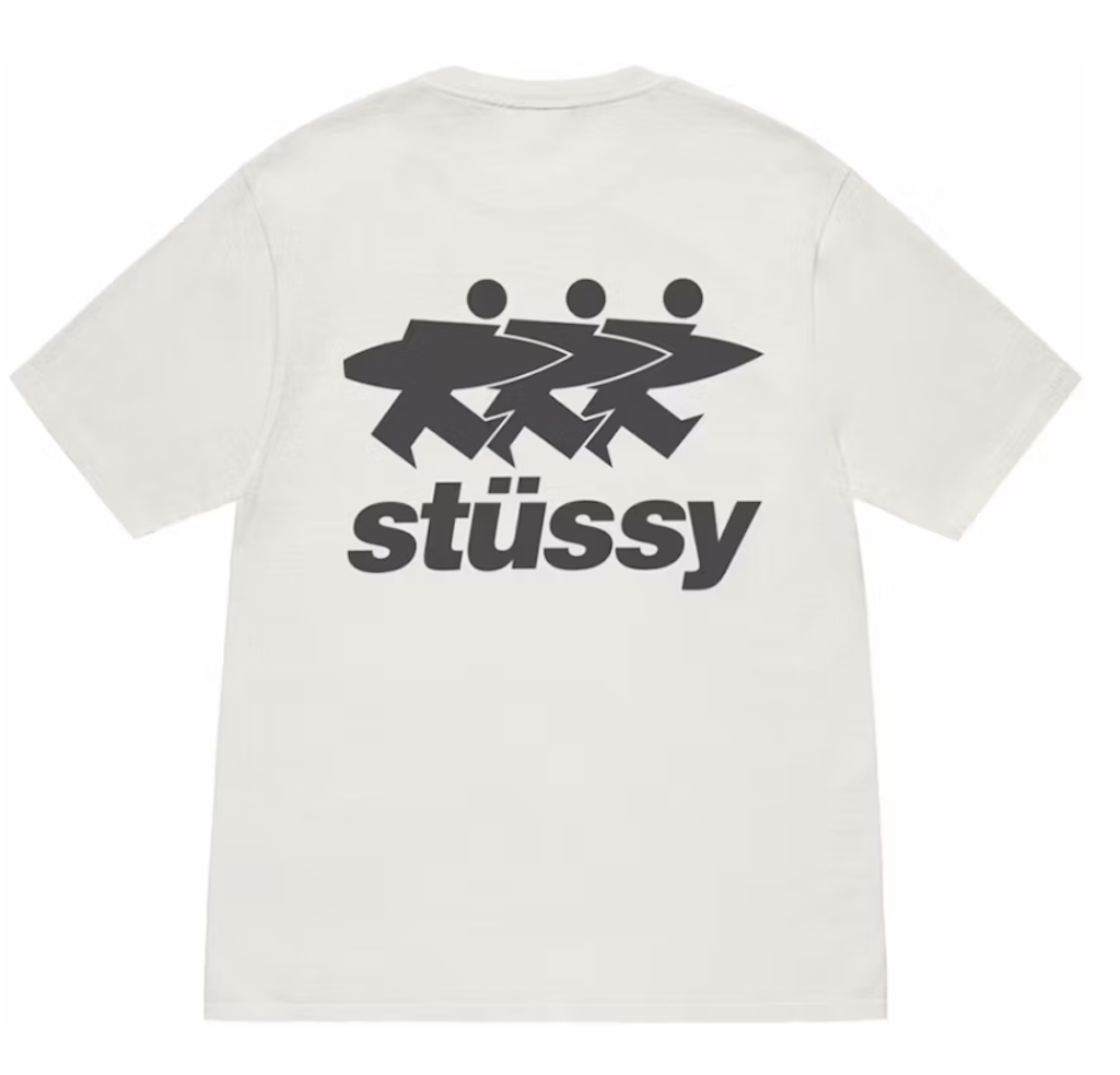 Stussy Surfwalk Pigment Dyed Tee Natural