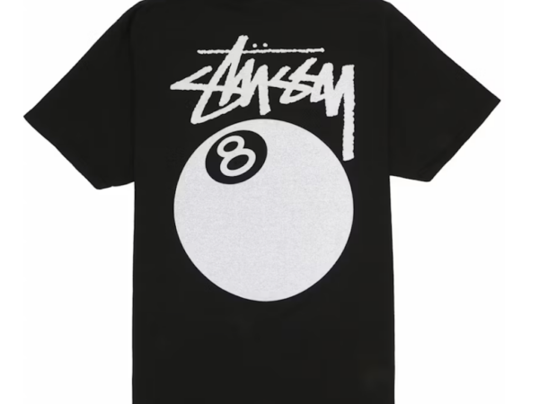 Stussy 8 Ball Pigment Dyed Tee Black