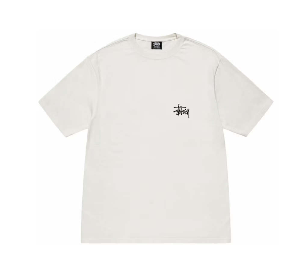 Stussy Basic Pigment Dyed T-Shirt Natural - obrazek 2