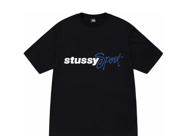 Stussy Sport Script Tee Black