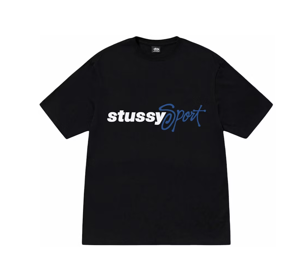 Stussy Sport Script Tee Black