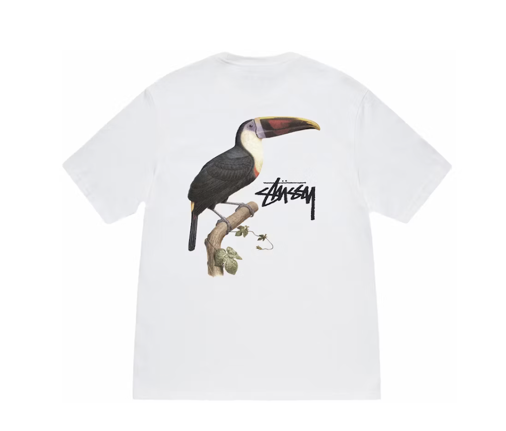 Stussy Toucan Tee White