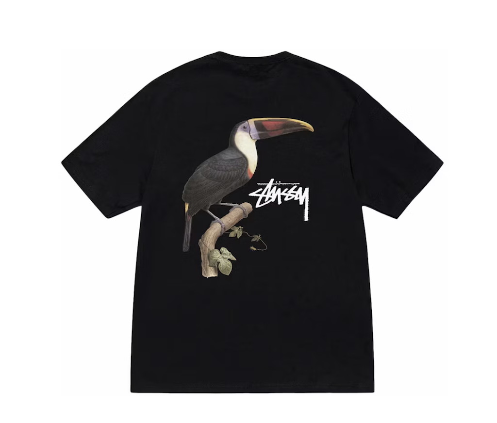 Stussy Toucan Tee Black