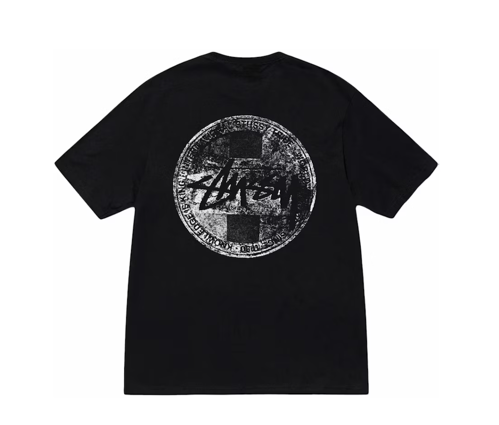 Stussy Dot Stamp Tee Black