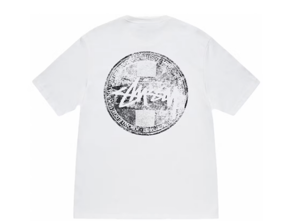 Stussy Dot Stamp Tee White