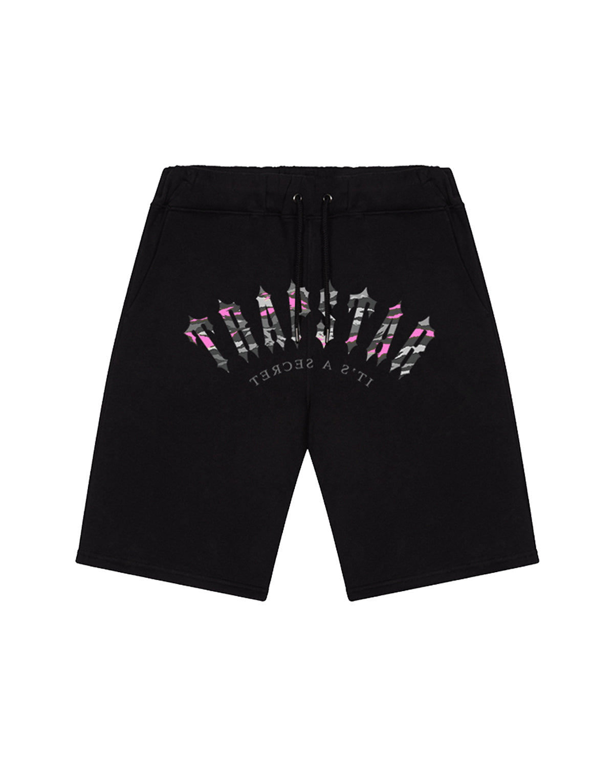 Trapstar Irongate Arch Camo Shorts Black Pink