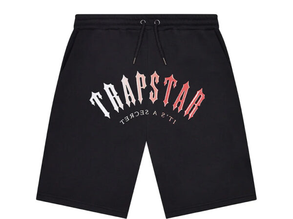 Trapstar Irongate Arch Gel Shorts Black Red