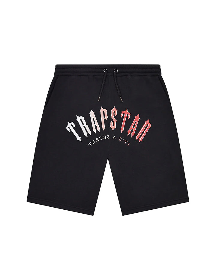 Trapstar Irongate Arch Gel Shorts Black Red