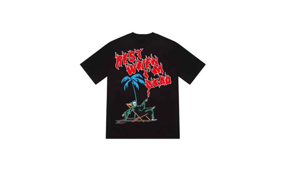 Trapstar Rest When I'm Dead Tee Black