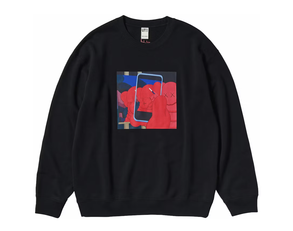 KAWS x Uniqlo Warhol Graphic 476119 Sweatshirt Black