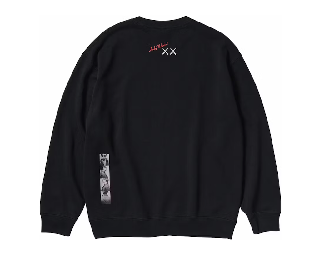 KAWS x Uniqlo Warhol Graphic 476119 Sweatshirt Black - obrazek 2