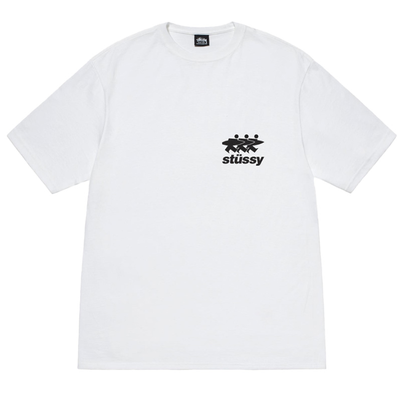Stussy Surfwalk Tee White - obrazek 2