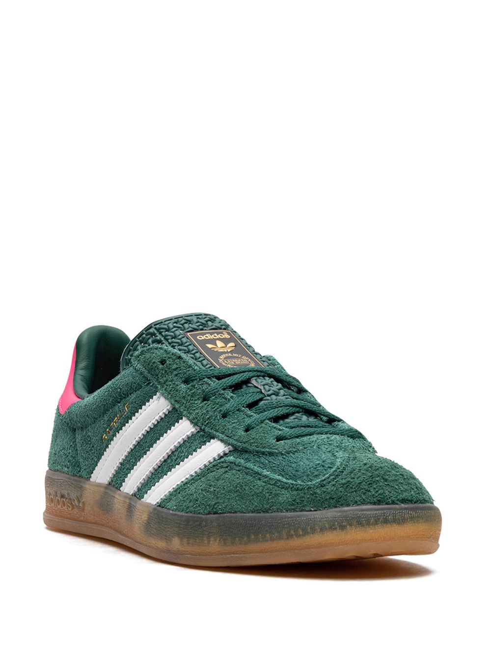 adidas Gazelle Indoor Collegiate Green Lucid Pink - obrazek 2