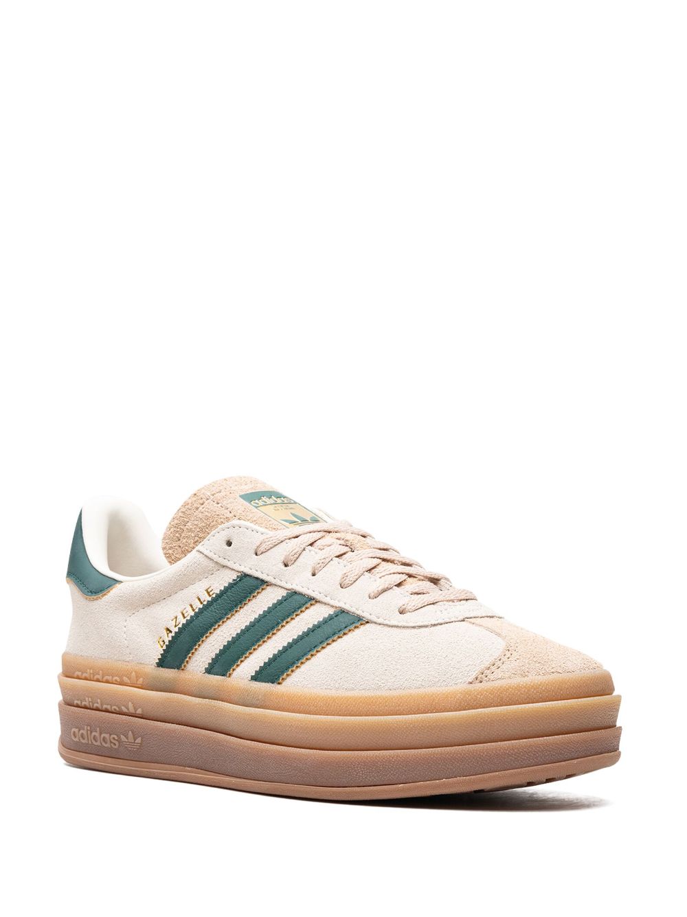 adidas Gazelle Bold Magic Beige Collegiate Green - obrazek 5
