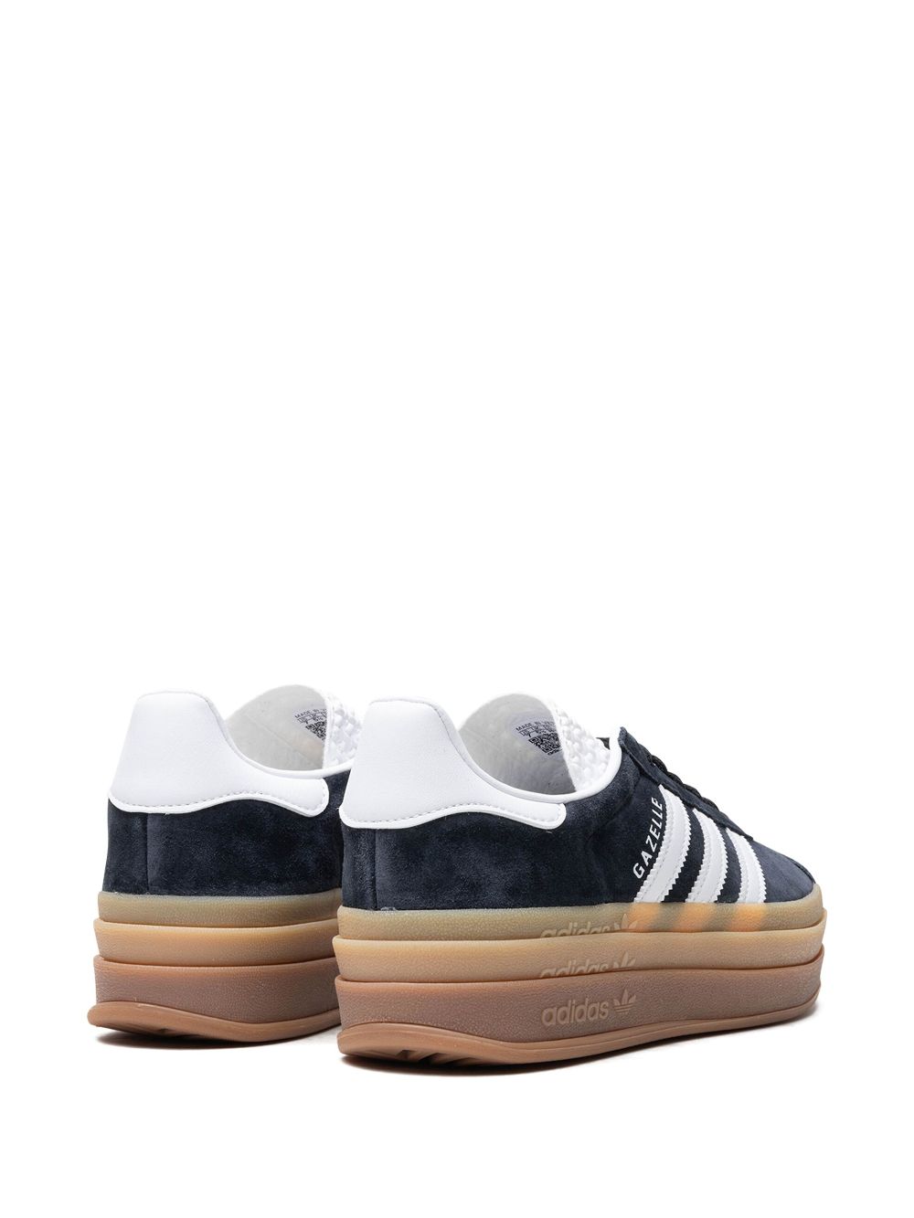 adidas Gazelle Bold Black White Gum - obrazek 4
