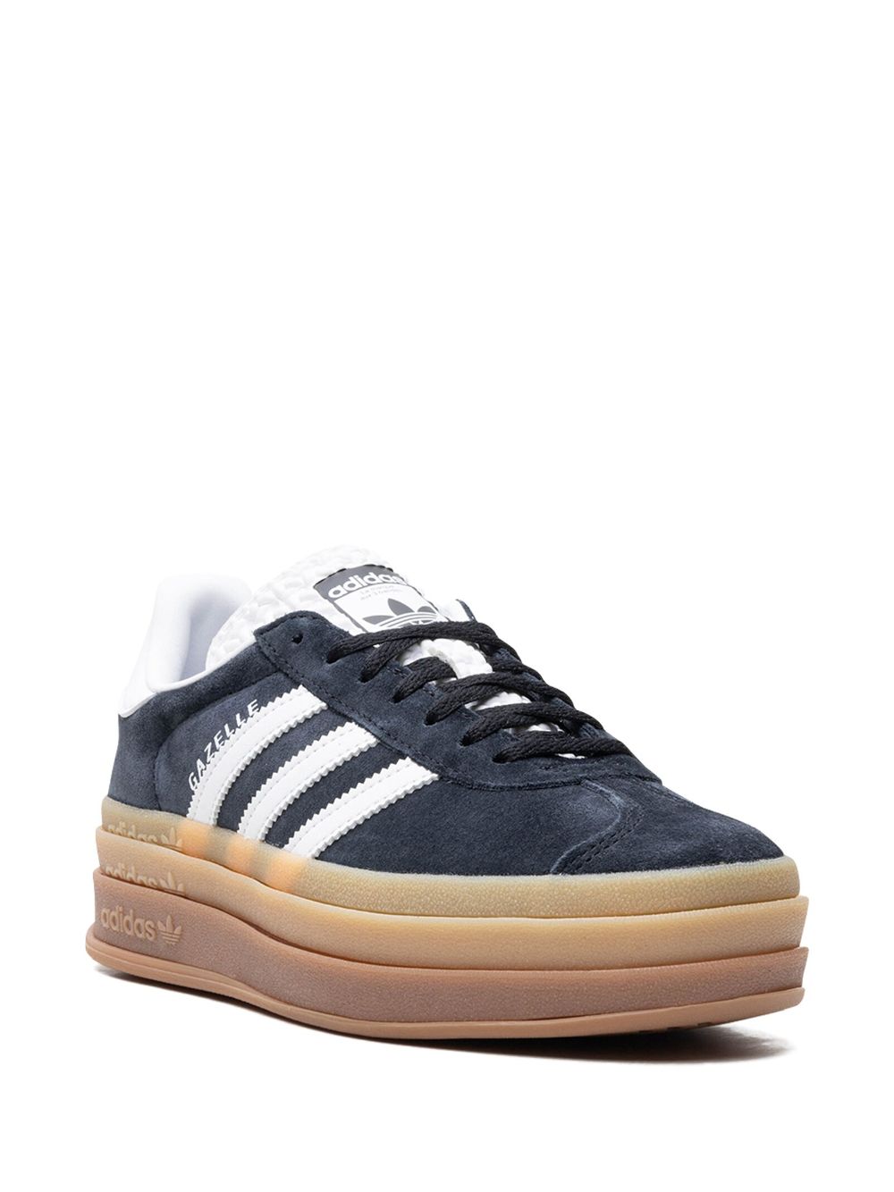 adidas Gazelle Bold Black White Gum - obrazek 3