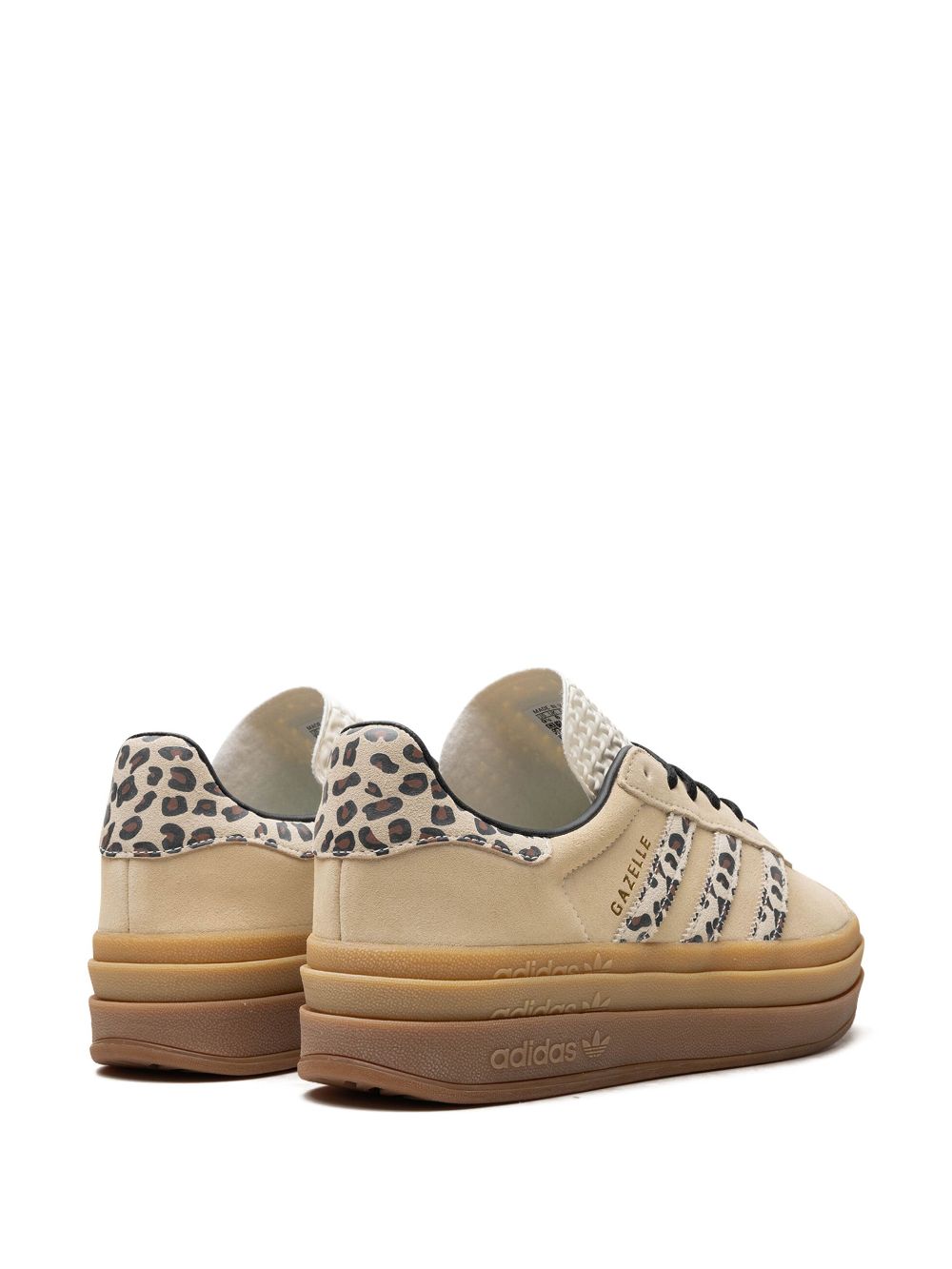 adidas Gazelle Bold Cream Black Leopard - obrazek 3